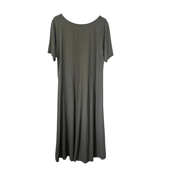 Vince Short Sleeve Square-Neck Dress Womens Size 3X Minimalist Office Clean Girl - Picture 9 of 9